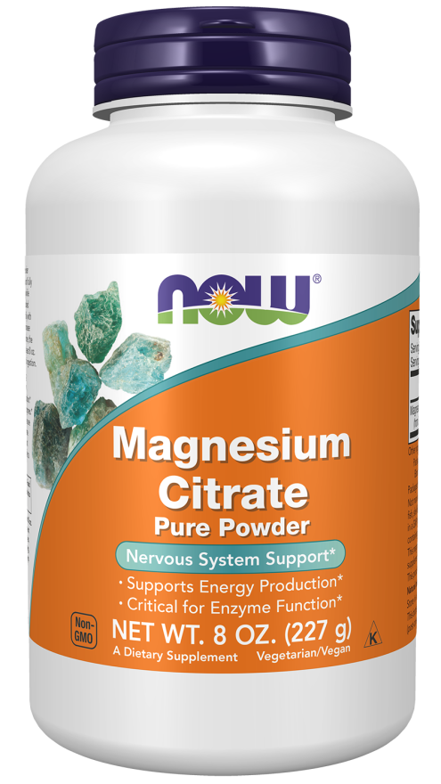 NOW Foods Magnesium Citrate Powder 227g