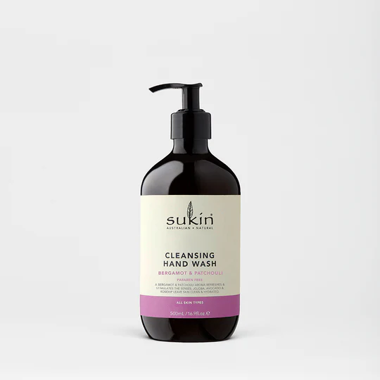 Sukin Bergamot & Patchouli Cleansing Hand Wash 500mL