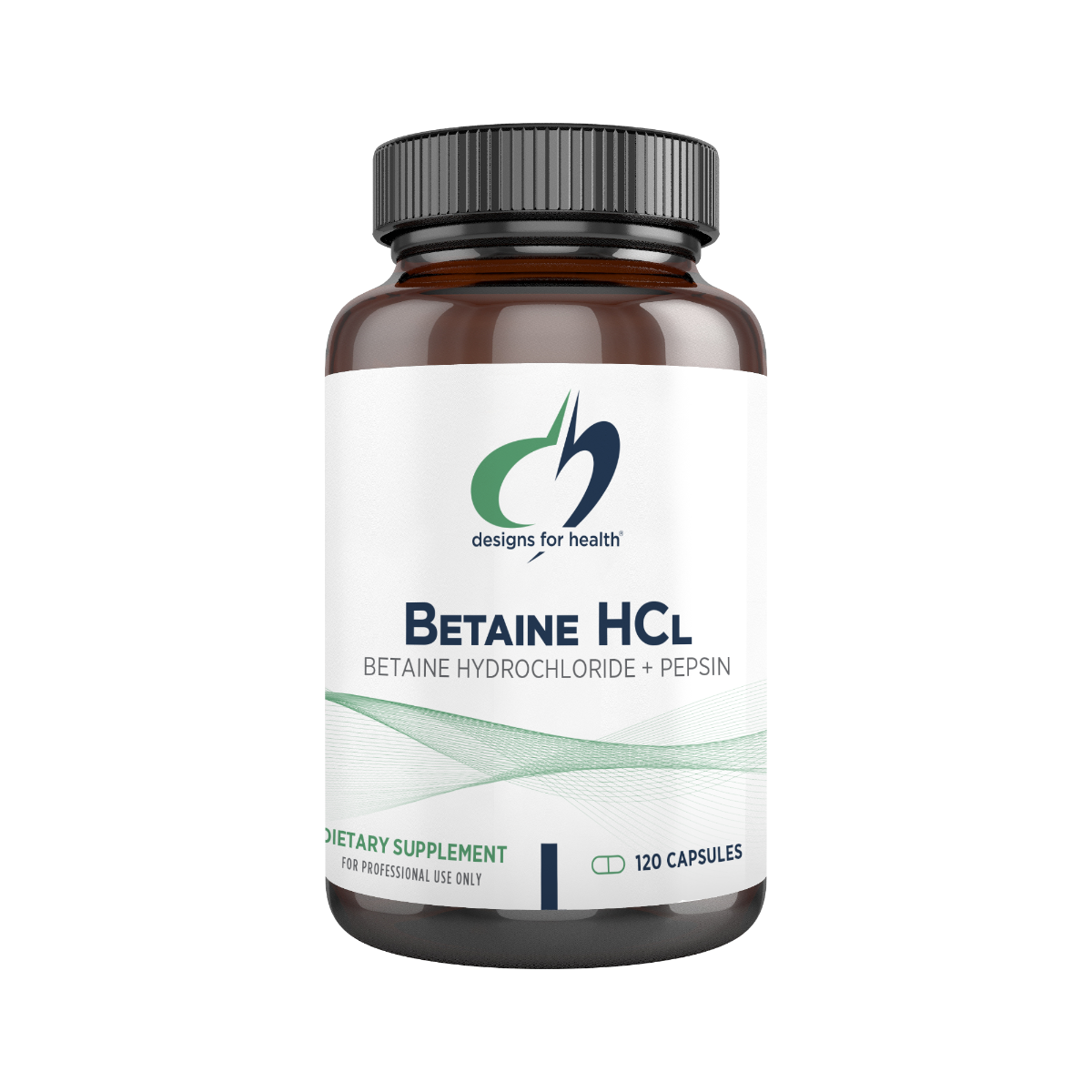 Designs for Health Betaine HCl + Pepsin Capsules 120