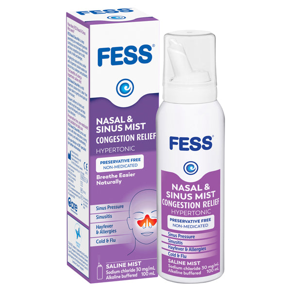 FESS Nasal & Sinus Mist Congestion Relief 30ml