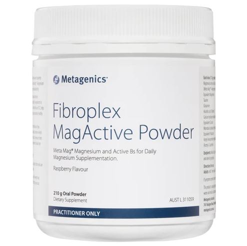 Metagenics Fibroplex MagActive Raspberry Flavoured Powder 210g