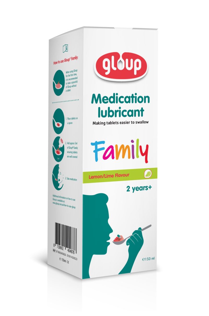 Gloup Lemon/Lime Flavoured Medication Lubricant 150mL