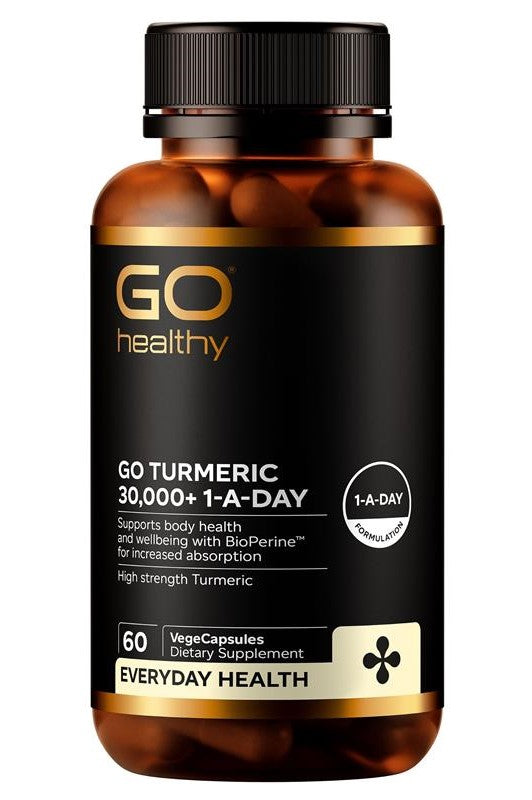 Go Healthy Turmeric 30,000+ 1-A-Day VegeCapsules 60