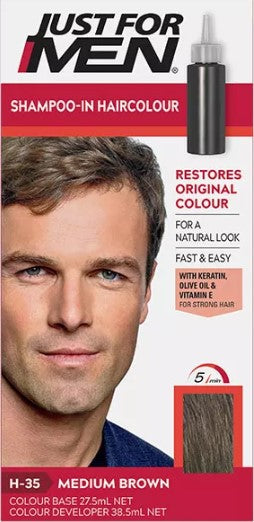 Just for Men Shampoo-In Haircolour - Natural Medium Brown