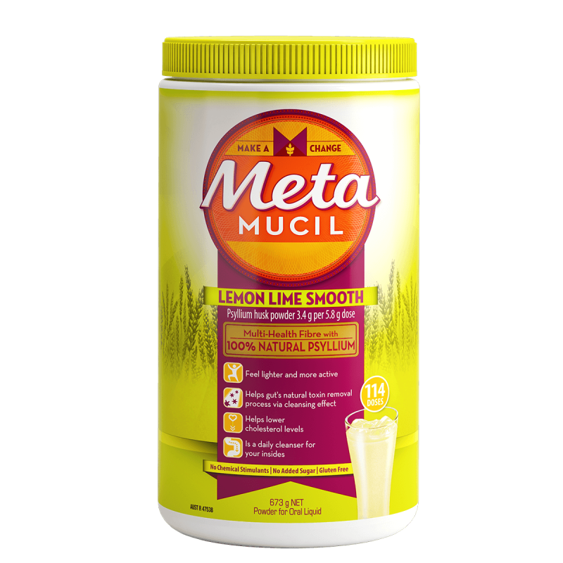 Metamucil Lemon Lime Smooth Powder 673g