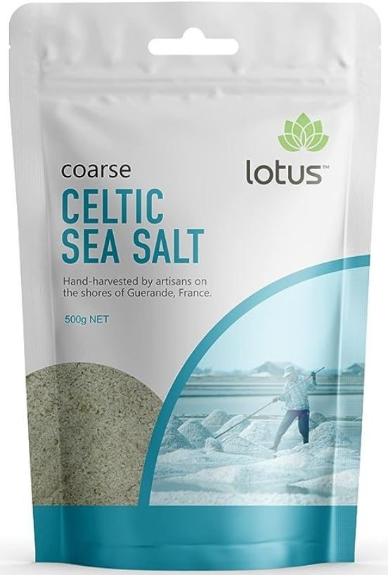 Lotus Celtic Sea Salt 500g Coarse