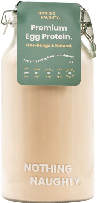 Nothing Naughty Premium Egg Protein Powder 1kg