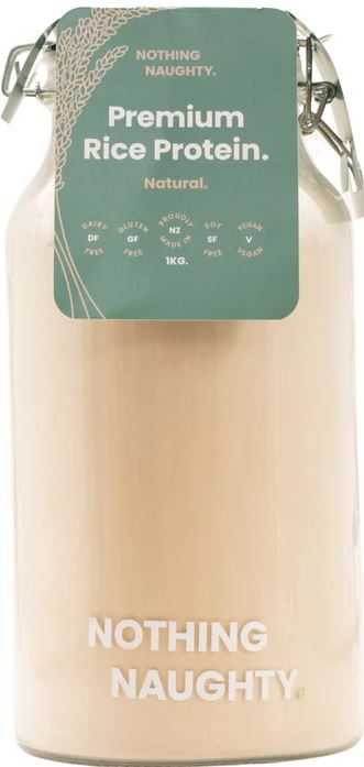 Nothing Naughty Unflavoured Premium Rice Protein 1kg