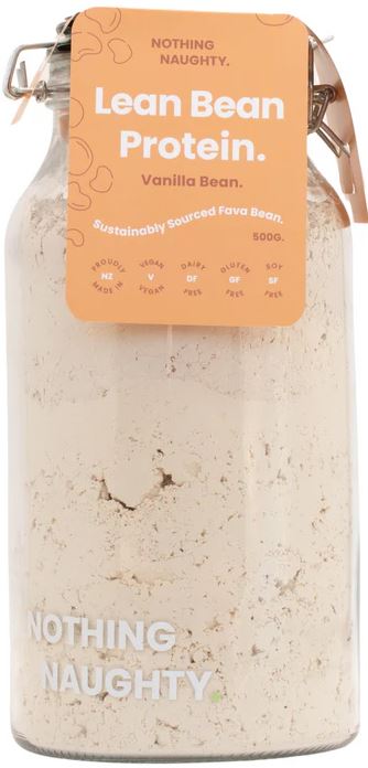 Nothing Naughty Lean Bean Protein Vanilla Bean 500g
