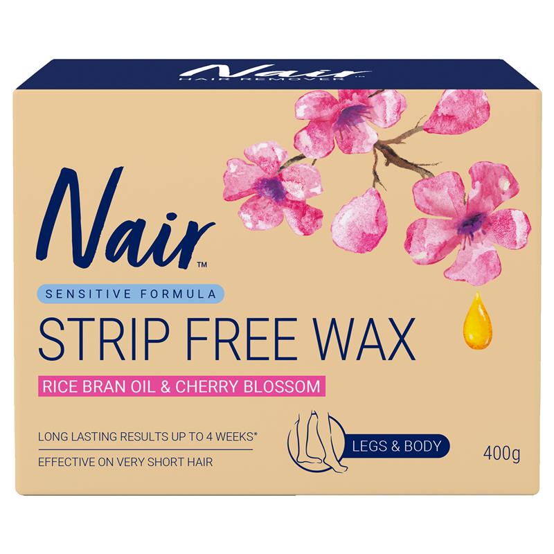 Nair Sensitive Legs & Body Strip Free Wax 400g