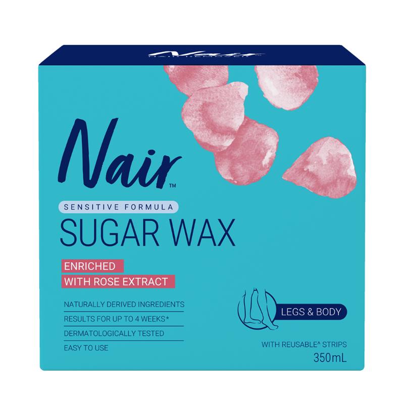 Nair Sensitive Sugar Wax with Rose Extract 350mL