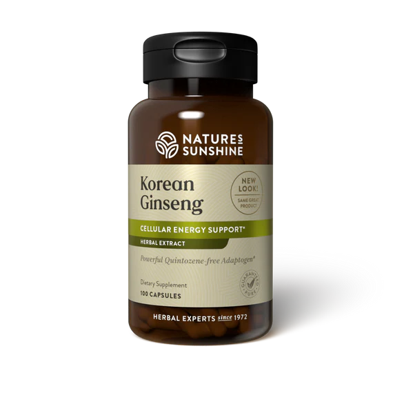 Nature's Sunshine Korean Ginseng Capsules 100