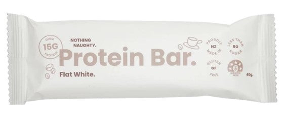 Nothing Naughty Protein Bar - Flat White