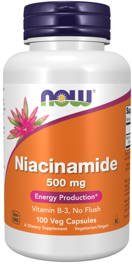 Now Foods Niacinamide 500mg Veg Capsules 100