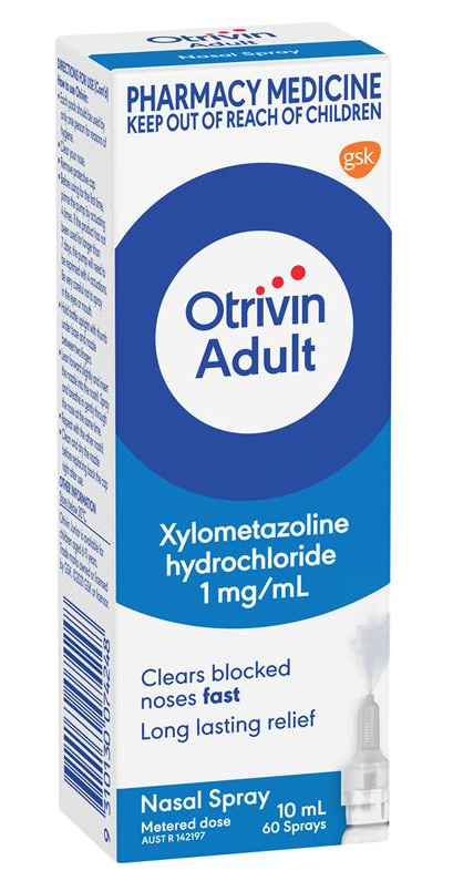 Otrivin Nasal Spray Adult 10ml