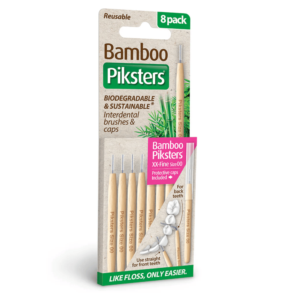 Bamboo Piksters Interdental 8 Pack - Pink