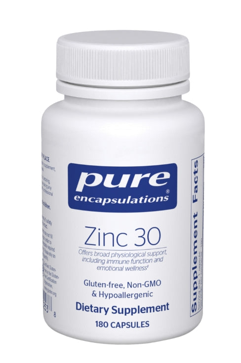 Pure Encapsulations Zinc 30 Capsules 180