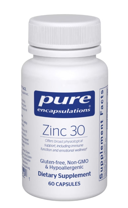 Pure Encapsulations Zinc 30 Capsules 60