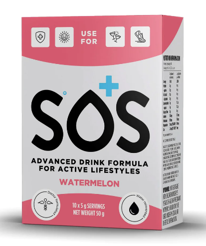 SOS Hydration Sachets Watermelon 10 x 5g