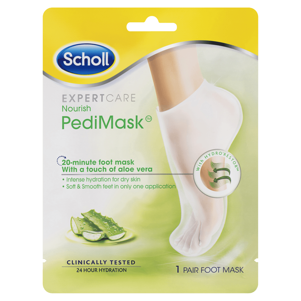 Scholl ExpertCare Nourish PediMask Aloe Vera