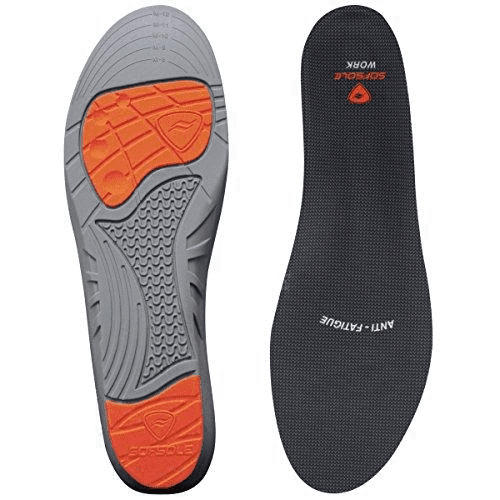 Sof Sole Work Insole Men's 1 Pair Size 8 to 13