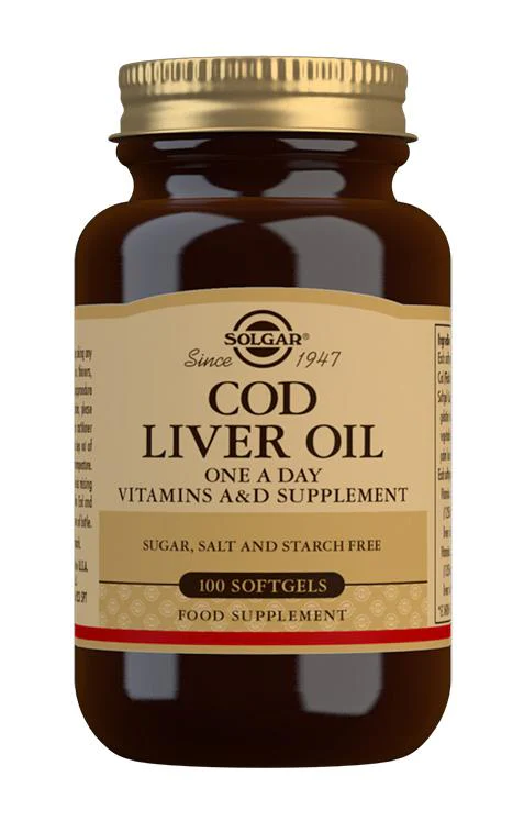 Solgar Cod Liver Oil Softgels 100