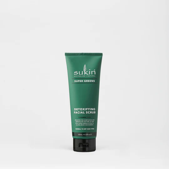Sukin Super Greens Detoxifying Facial Scrub 125mL