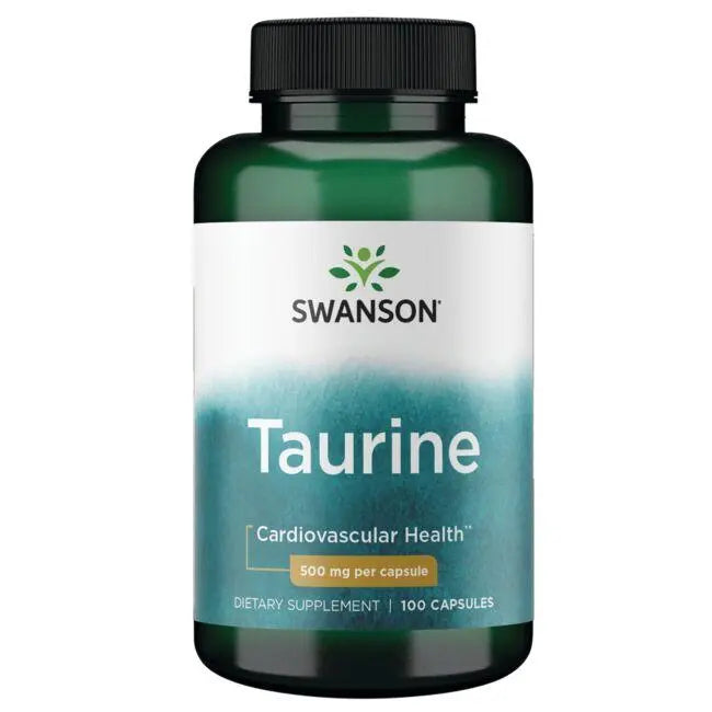 Swanson Taurine 500mg Capsules 100