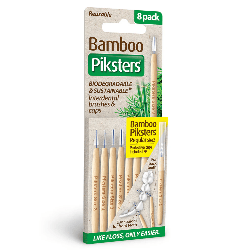 Bamboo Piksters Interdental 8 Pack - Yellow