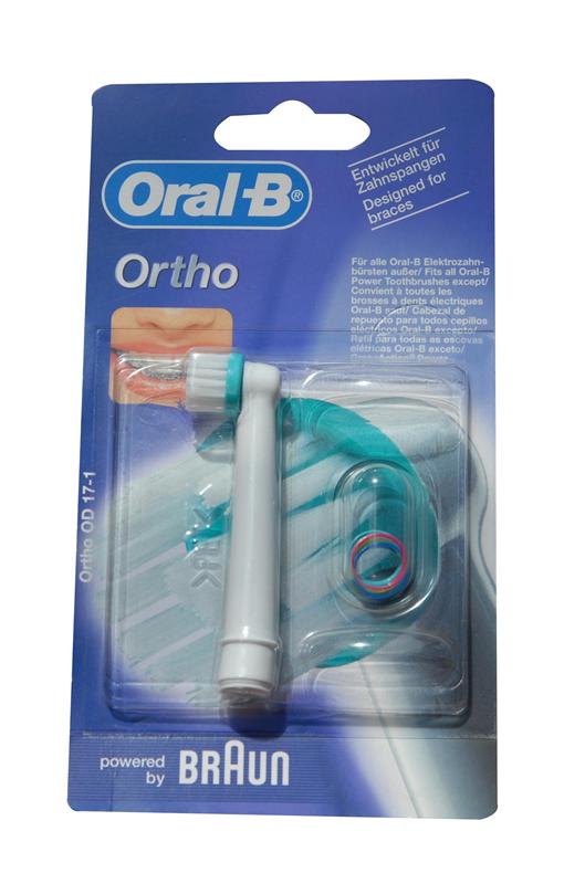 Braun Oral-B Ortho OD17-1 Electric Toothbrush Head for Braces 1