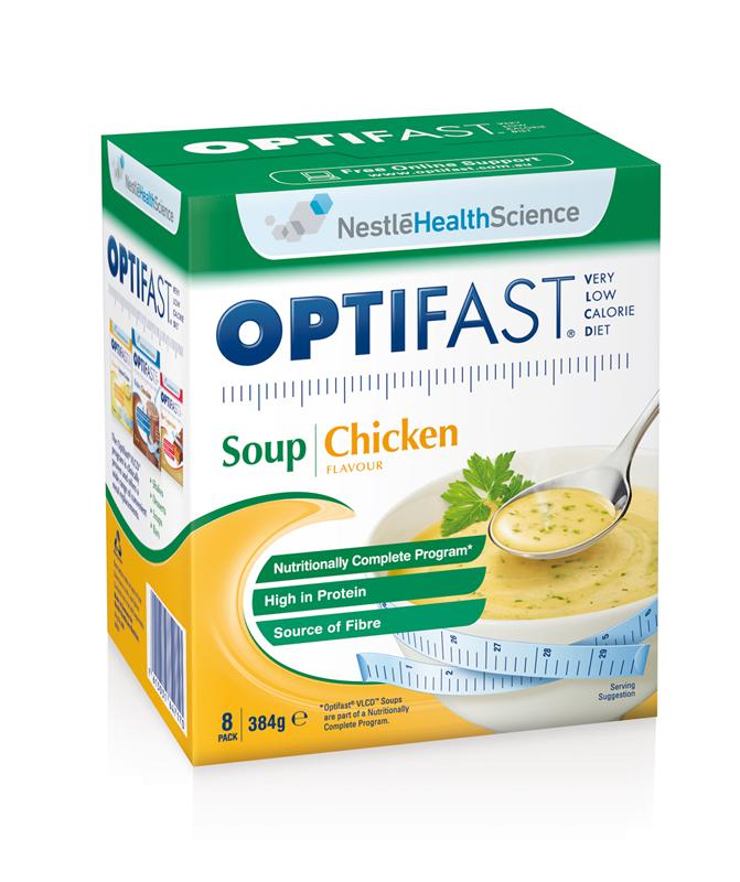 Optifast VLCD Soup Chicken Flavour 8 x 53g Sachets