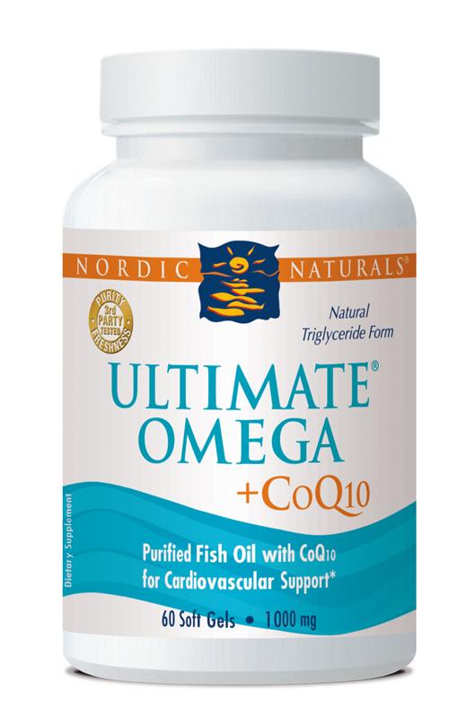 Nordic Naturals Ultimate Omega + CoQ10 Soft Gels 60