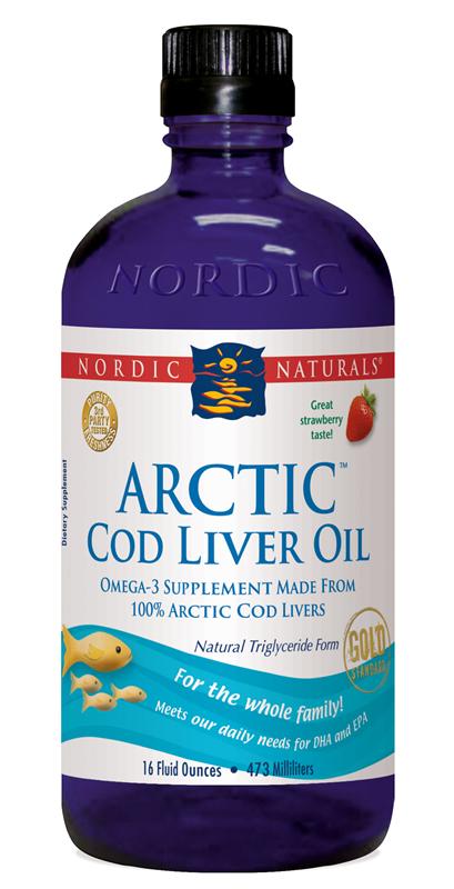 Nordic Naturals Arctic Cod Liver Oil - Strawberry 473ml