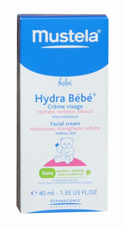 MUSTELA Hydra bébé Crème Visage - 40ml