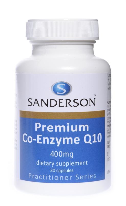 Sanderson Co-Enzyme Q10 400mg Capsules 30