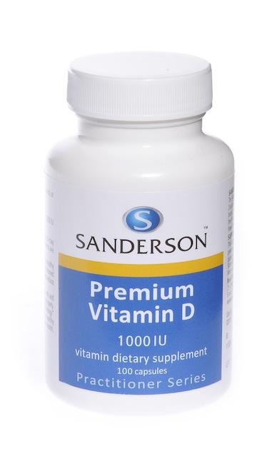 Sanderson Premium Vitamin D 1000 IU Capsules 100