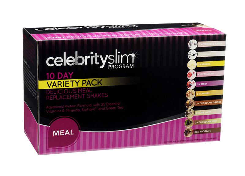 Celebrity Slim 10 Day Shake Variety Pack