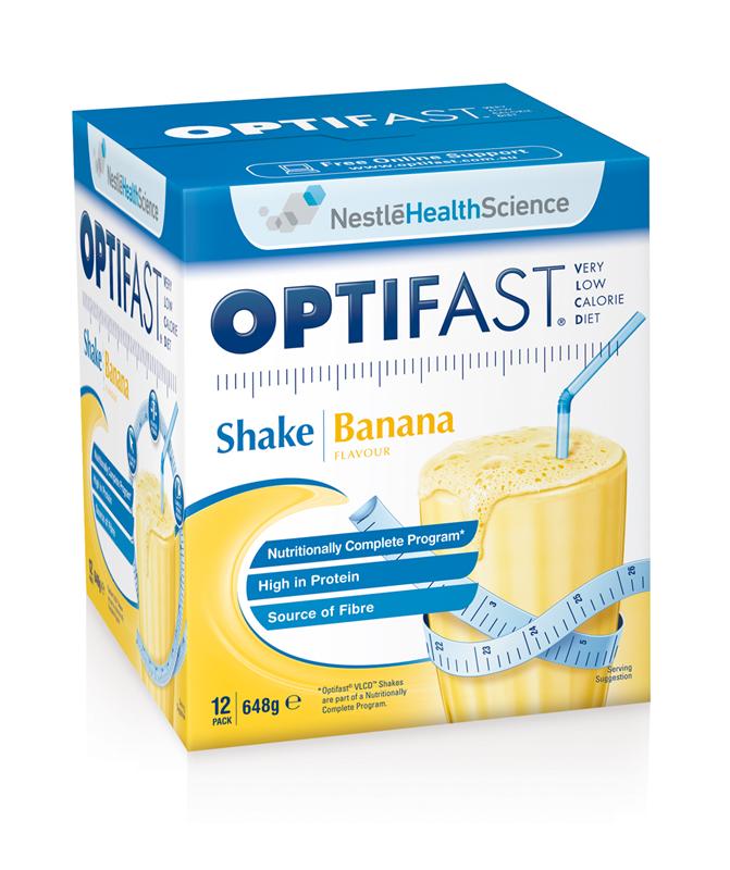 Optifast VLCD Milkshake Banana 12 x 53g Sachets