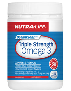 Nutra-Life OceanClean Triple Strength Omega Capsules 120