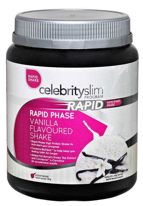 Celebrity Slim Rapid Vanilla Flavoured Shake 840g