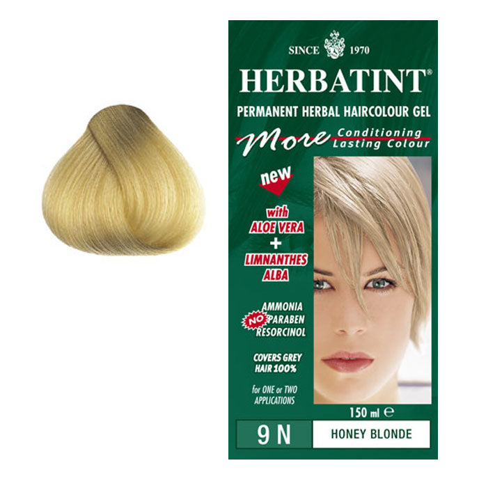 Herbatint Permanent Hair Colour Honey Blonde 9N