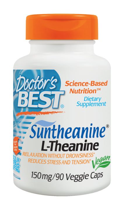 Doctor's Best Suntheanine L-Theanine 150mg Capsules 90