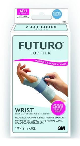 Futuro For Her Wrist Brace LEFT Hand Adjustable