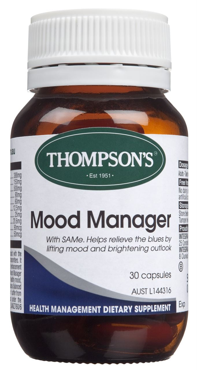 Thompsons Mood Manager Capsules 30