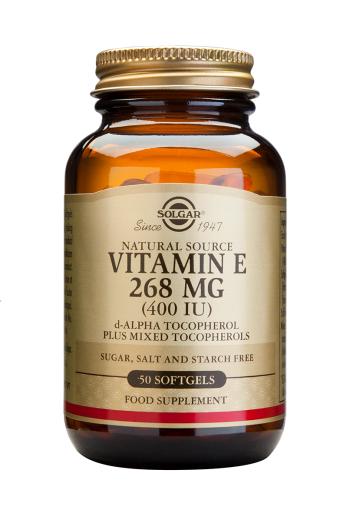 Solgar Vitamin E 268mg (400IU) Softgels 50