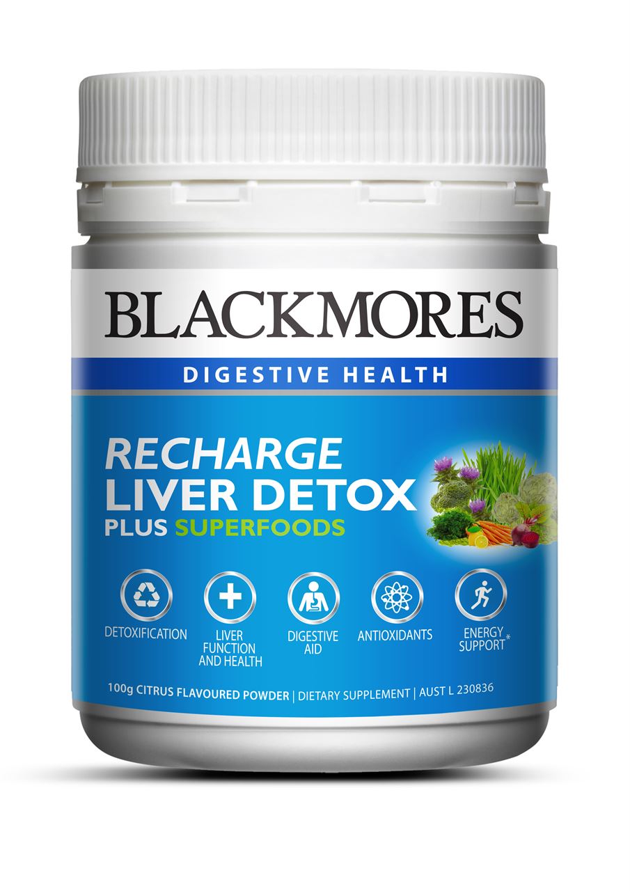 Blackmores Recharge Liver Detox Plus Superfoods Powder 100g - Discontinued
