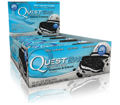 Quest Bar Cookies & Cream 60g x 12