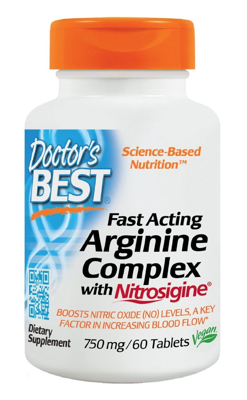 Doctor's Best Fast Acting Arginine Complex with Nitrosigine Tablets 60