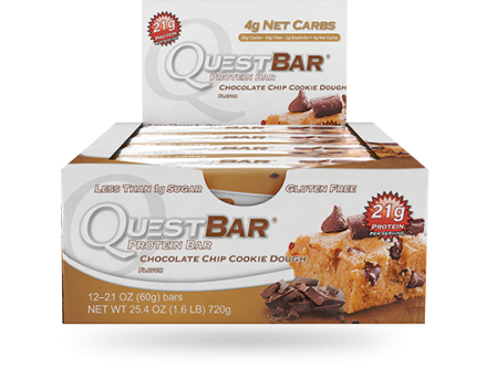 Quest Bar Chocolate Chip Cookie Dough 60g x 12