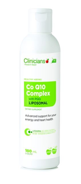 Clinicians Liposomal Co Q10 Complex with PQQ Liquid 180ml
